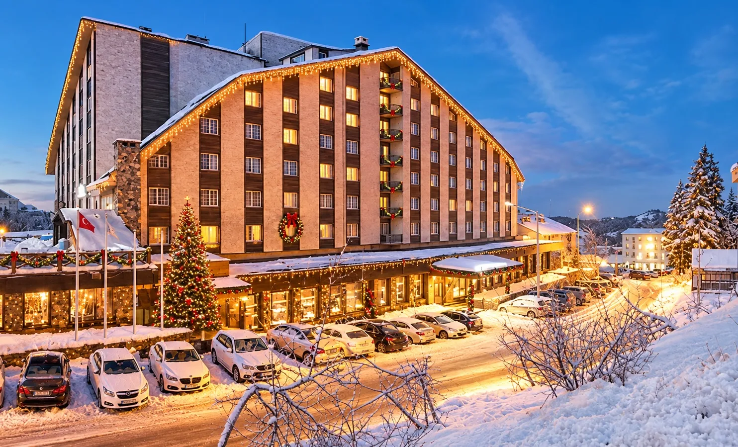 Yılbaşı Özel | Uludağ Gala Dahil & 2 Gece Grand Yazıcı Otel Uludağ Konaklamalı 